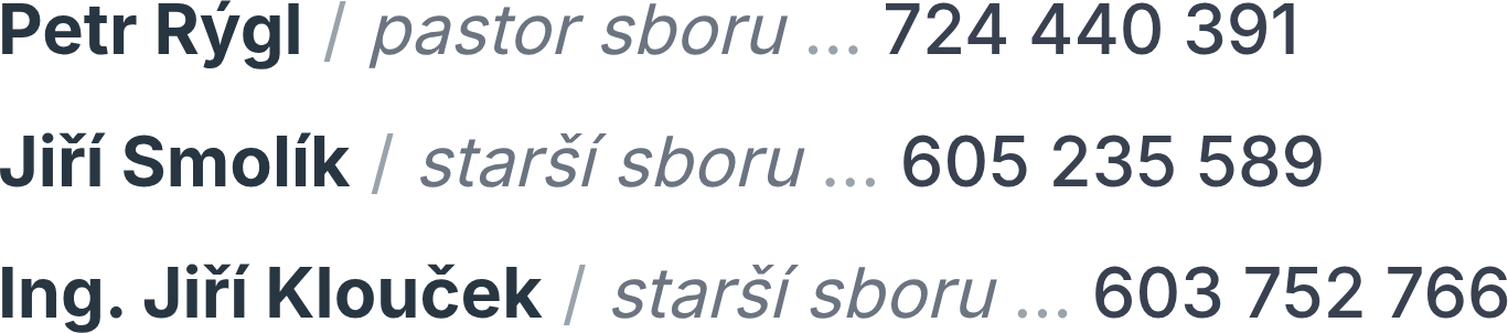 Telefonní kontakty